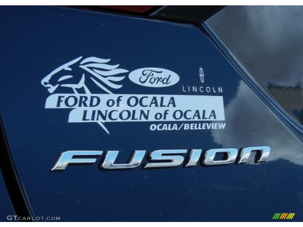2013 Fusion SE 1.6 EcoBoost - Tuxedo Black Metallic / Dune photo #4