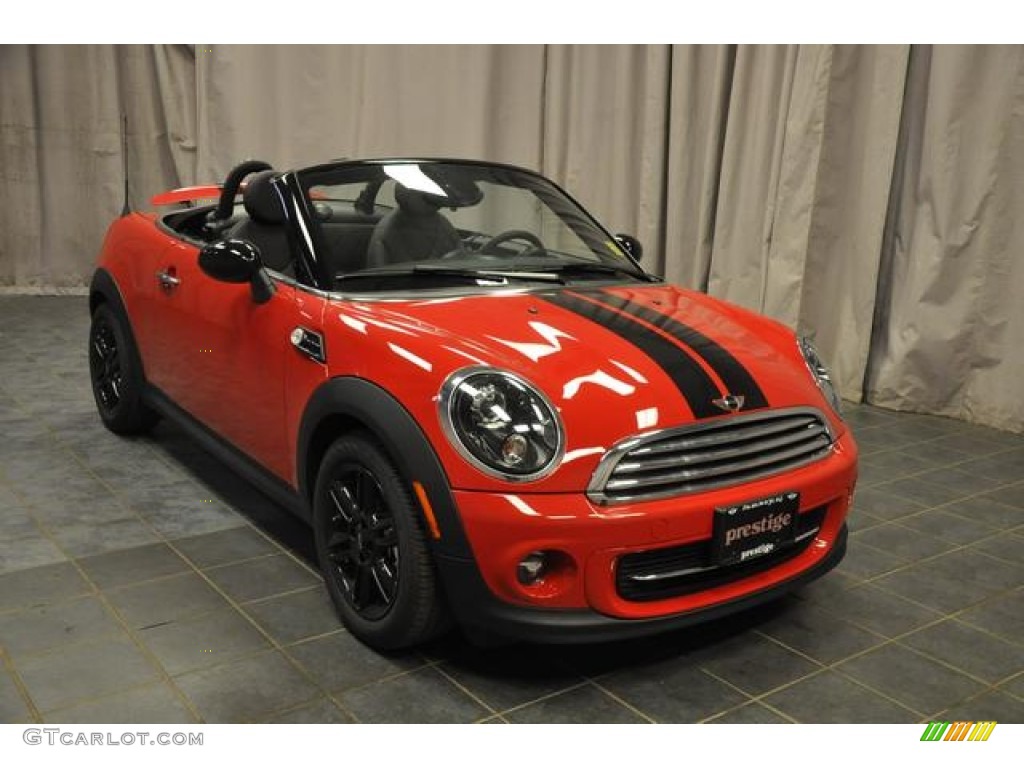 2013 Cooper Roadster - Chili Red / Carbon Black photo #4