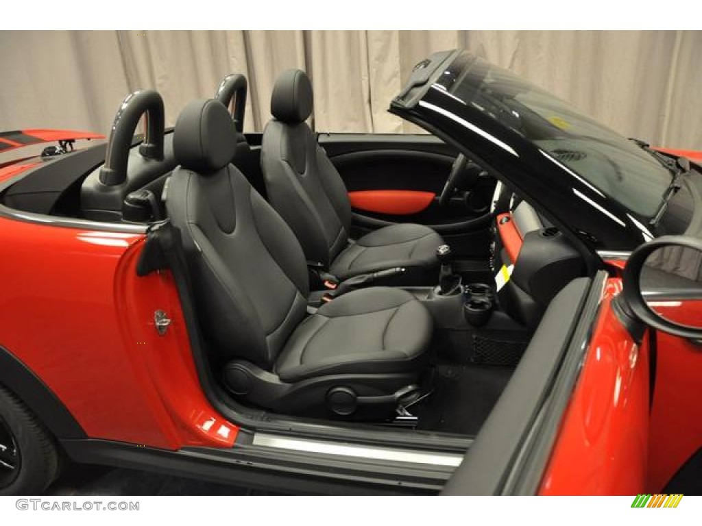 2013 Cooper Roadster - Chili Red / Carbon Black photo #7