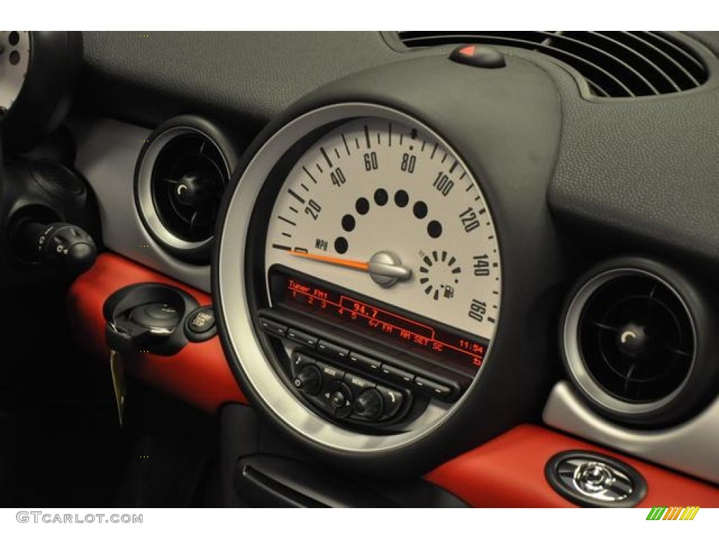 2013 Cooper Roadster - Chili Red / Carbon Black photo #10