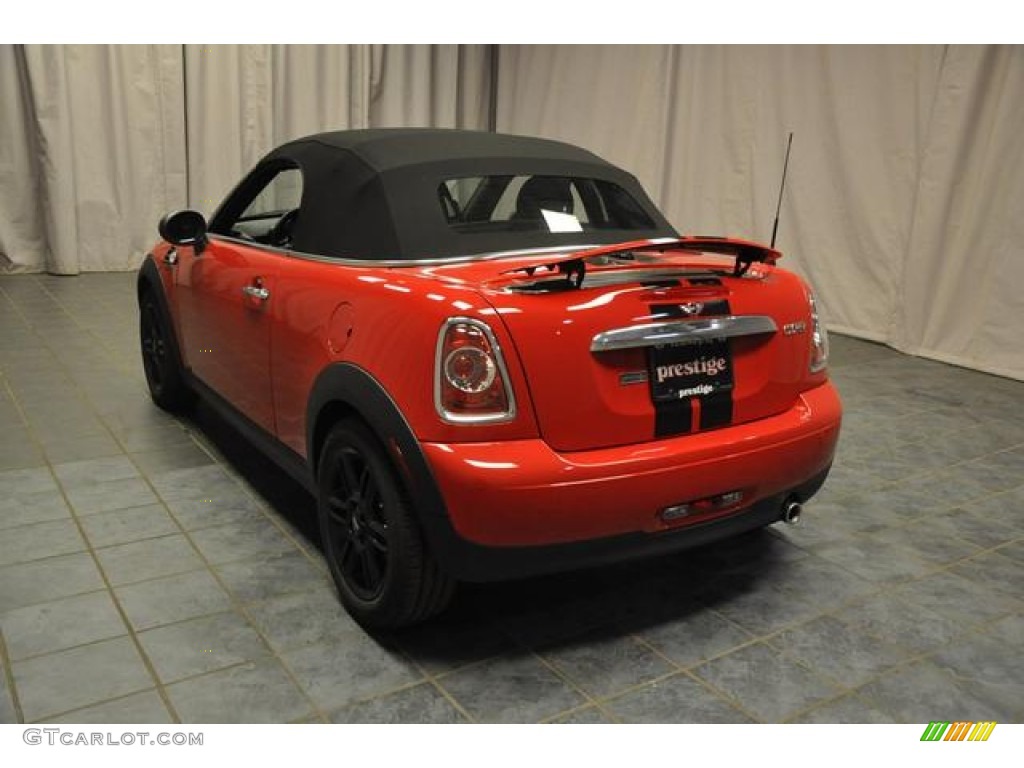 2013 Cooper Roadster - Chili Red / Carbon Black photo #18