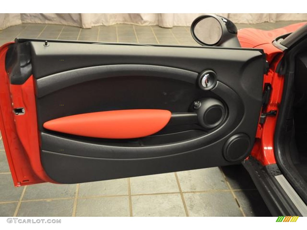 2013 Cooper Roadster - Chili Red / Carbon Black photo #21