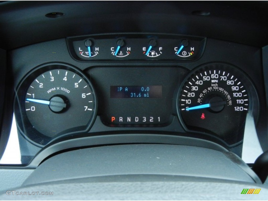 2013 Ford F150 XL Regular Cab Gauges Photo #79704148
