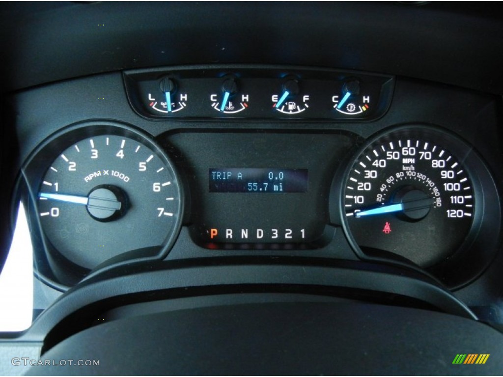 2013 Ford F150 XL Regular Cab Gauges Photo #79704307