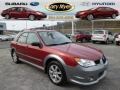 2007 Garnet Red Pearl Subaru Impreza Outback Sport Wagon #79684766