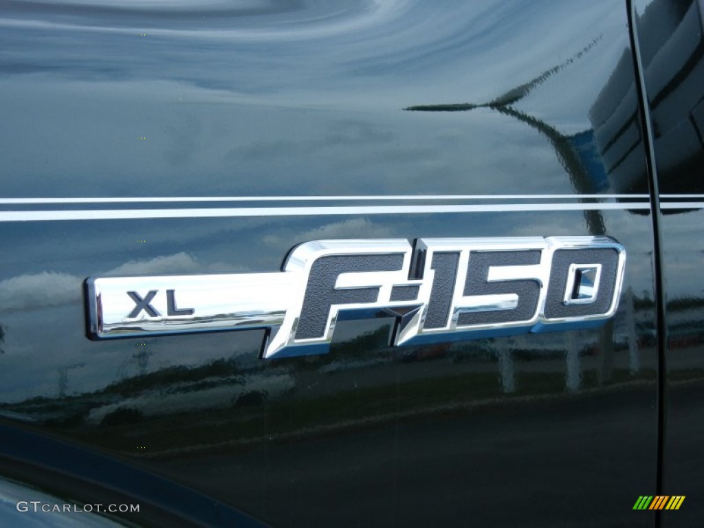 2013 F150 XL Regular Cab - Green Gem Metallic / Steel Gray photo #5