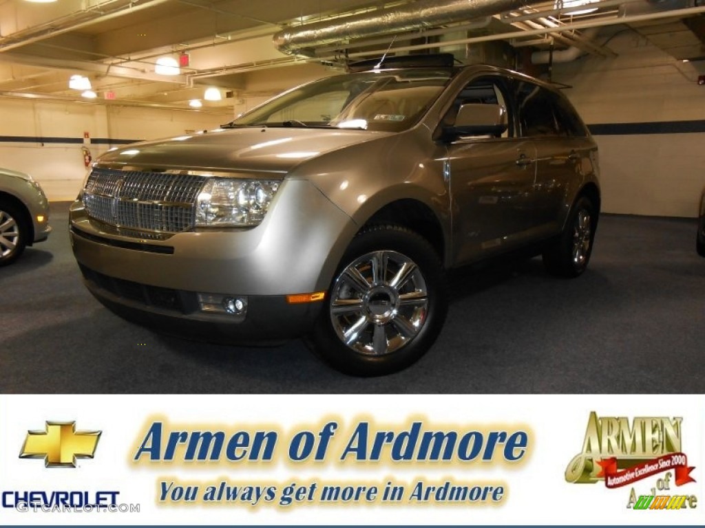 2008 MKX AWD - Vapor Silver Metallic / Charcoal Black/Medium Light Stone photo #1