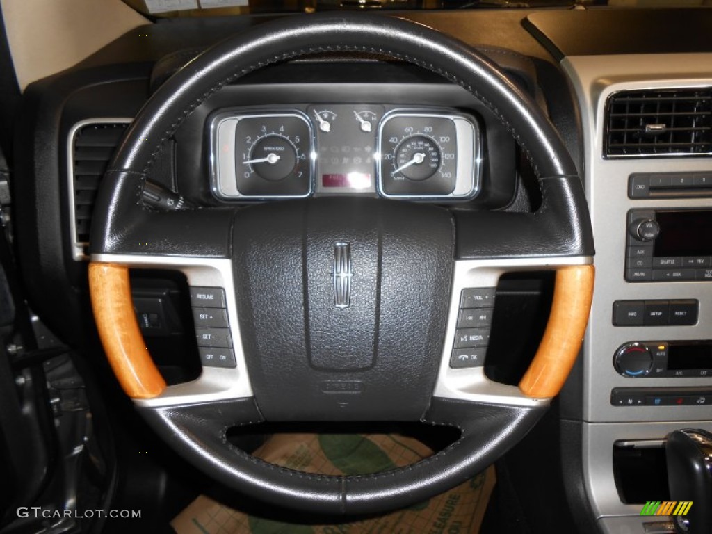 2008 MKX AWD - Vapor Silver Metallic / Charcoal Black/Medium Light Stone photo #24