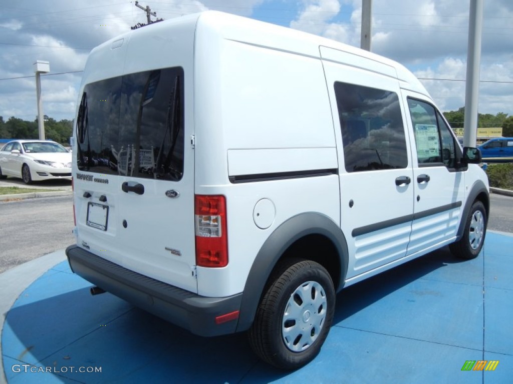 Frozen White 2013 Ford Transit Connect XL Van Exterior Photo #79705697
