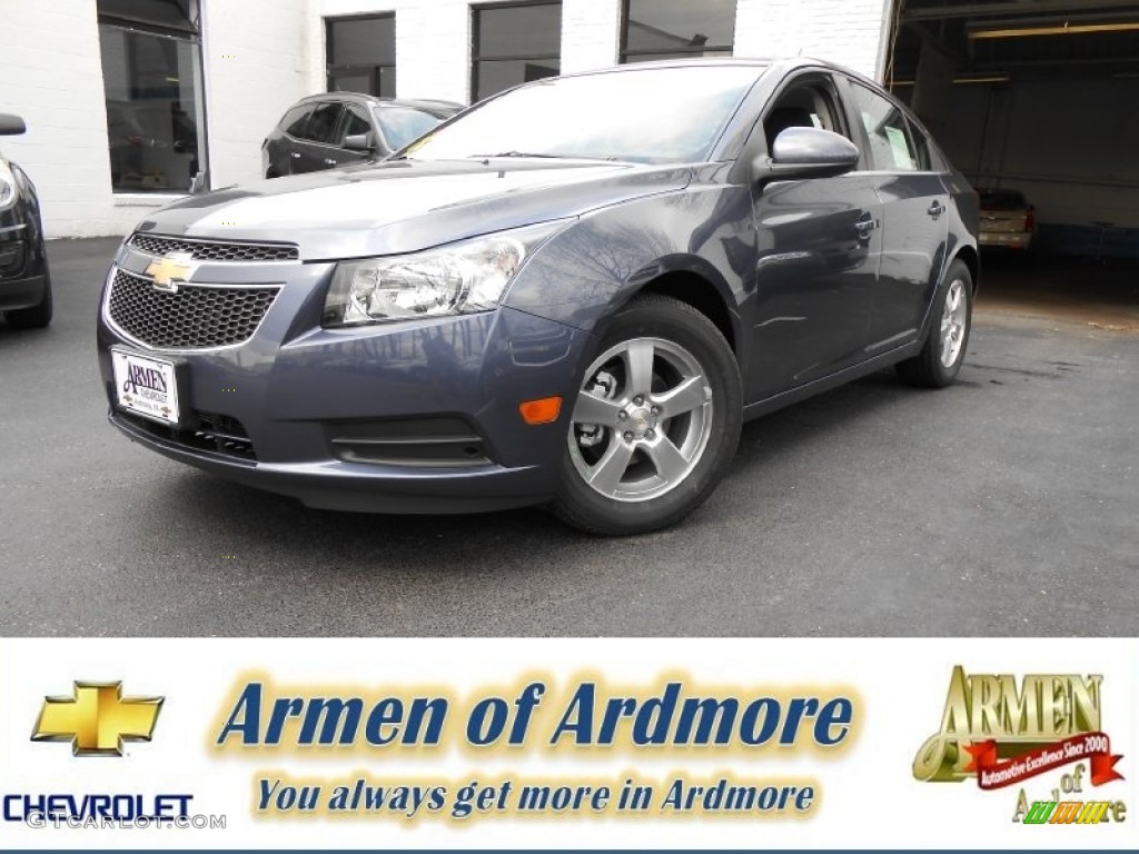 2013 Cruze LT - Atlantis Blue Metallic / Jet Black photo #1
