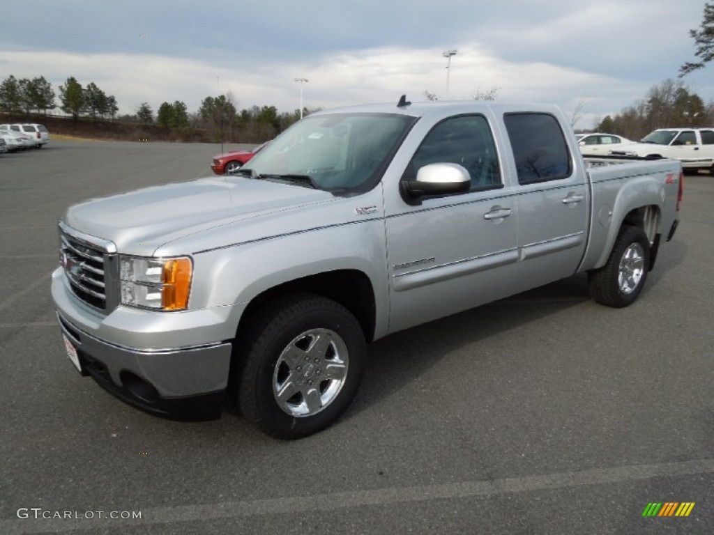 Quicksilver Metallic 2012 GMC Sierra 1500 SLE Crew Cab 4x4 Exterior Photo #79706374
