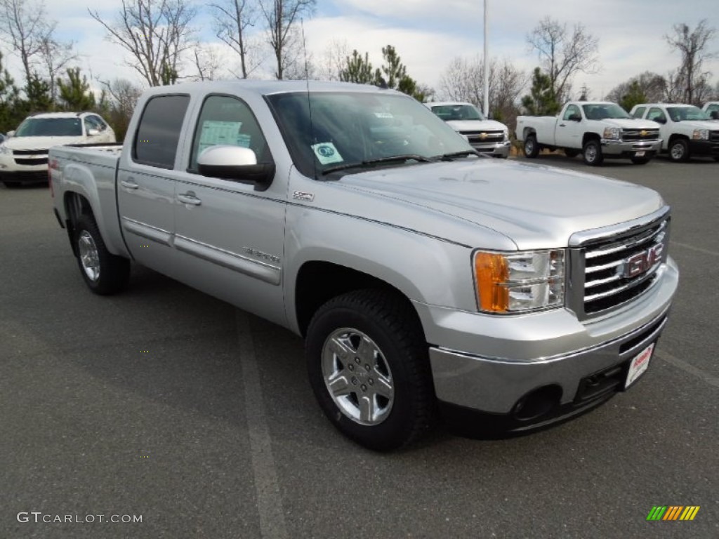 Quicksilver Metallic 2012 GMC Sierra 1500 SLE Crew Cab 4x4 Exterior Photo #79706389