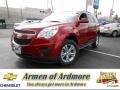 2013 Crystal Red Tintcoat Chevrolet Equinox LT AWD  photo #1