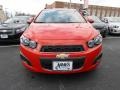 2013 Inferno Orange Metallic Chevrolet Sonic LT Hatch  photo #2