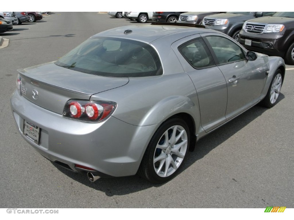 2010 RX-8 Grand Touring - Liquid Silver Metallic / Black photo #5