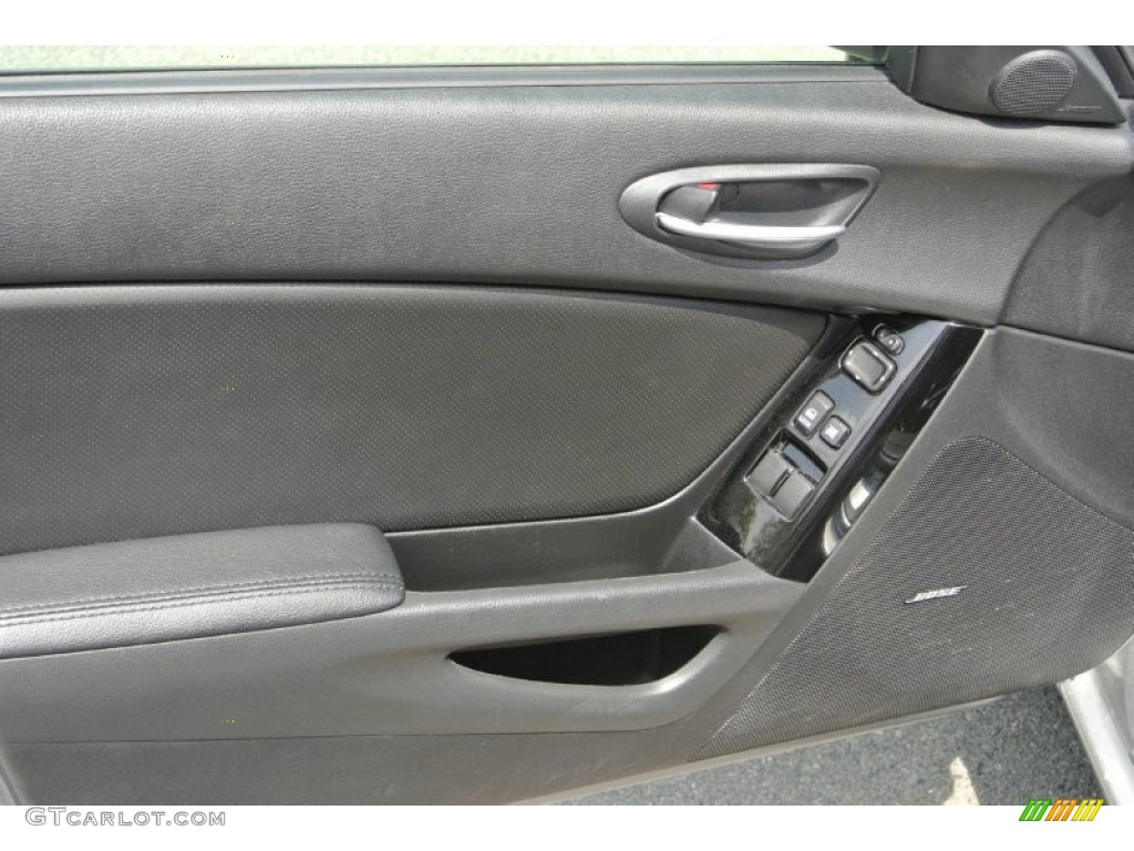 2010 Mazda RX-8 Grand Touring Black Door Panel Photo #79709143