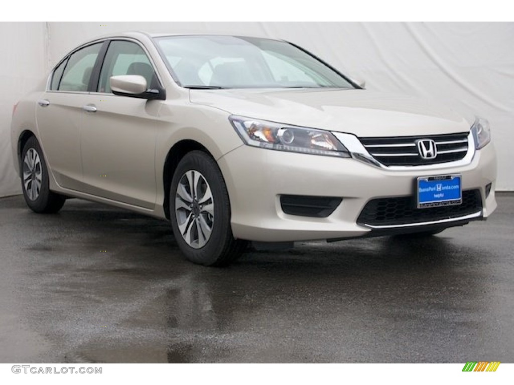 2013 Accord LX Sedan - Champagne Frost Pearl / Ivory photo #1