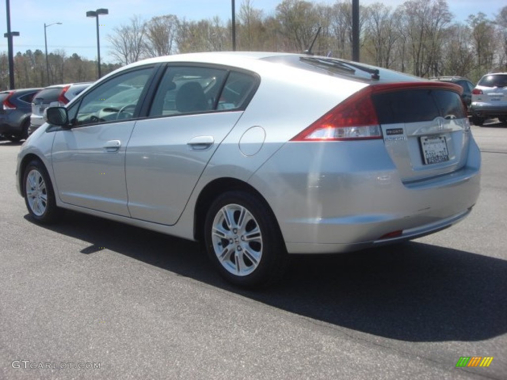 2010 Insight Hybrid EX - Alabaster Silver Metallic / Gray photo #3