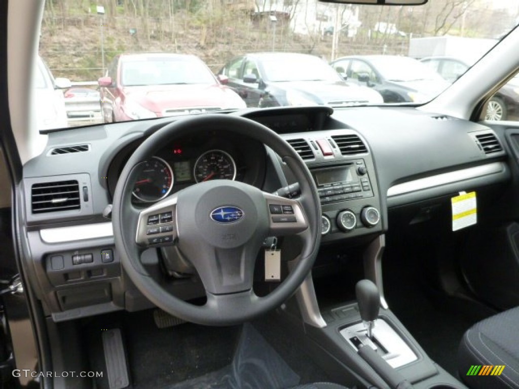 2014 Subaru Forester 2.5i Black Dashboard Photo #79711602