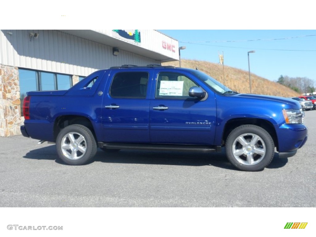 Blue Topaz Metallic 2013 Chevrolet Avalanche LT 4x4 Black Diamond Edition Exterior Photo #79713992