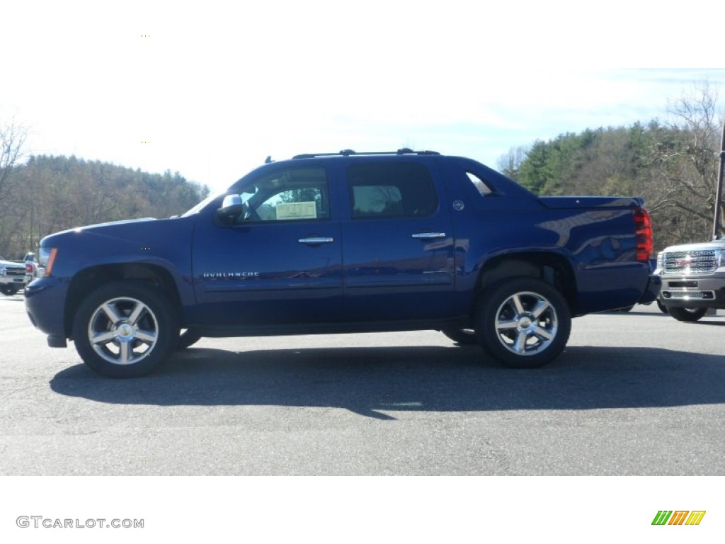 2013 Avalanche LT 4x4 Black Diamond Edition - Blue Topaz Metallic / Ebony photo #2
