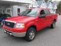 Bright Red 2008 Ford F150 XLT SuperCrew 4x4 Exterior