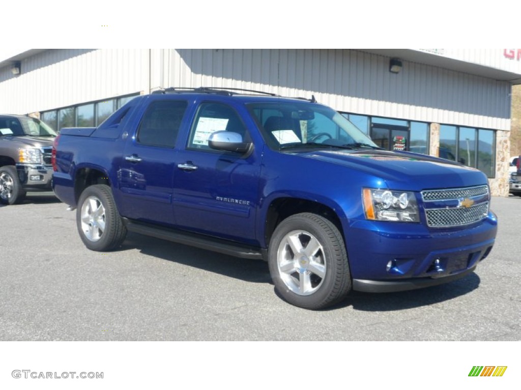 Blue Topaz Metallic 2013 Chevrolet Avalanche LT 4x4 Black Diamond Edition Exterior Photo #79714085