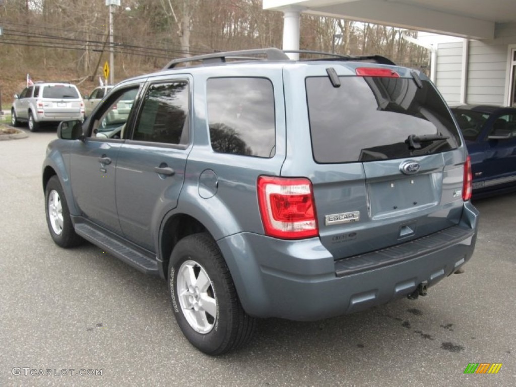 2010 Escape XLT V6 4WD - Steel Blue Metallic / Stone photo #5