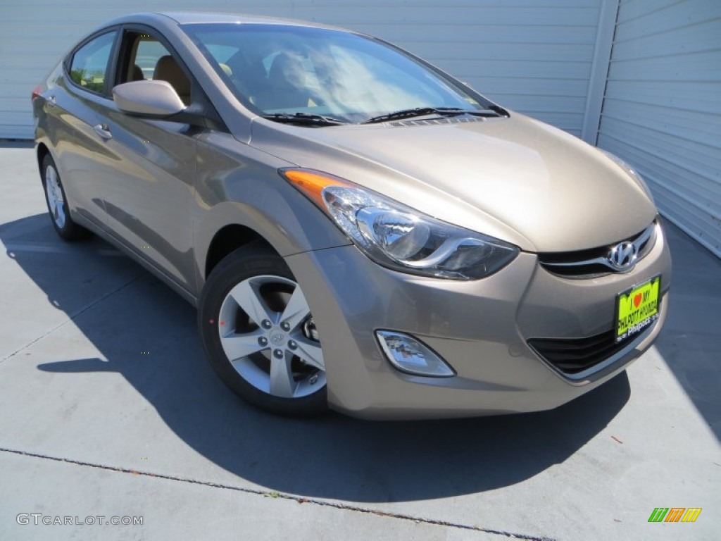 2013 Elantra GLS - Desert Bronze / Beige photo #1