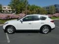Moonlight White 2010 Infiniti EX 35 Journey Exterior