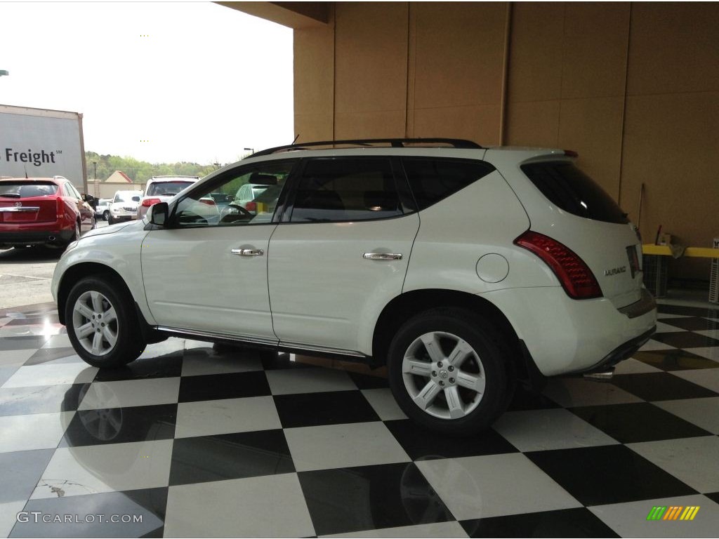 2006 Murano SL - Pearl White / Cafe Latte photo #4