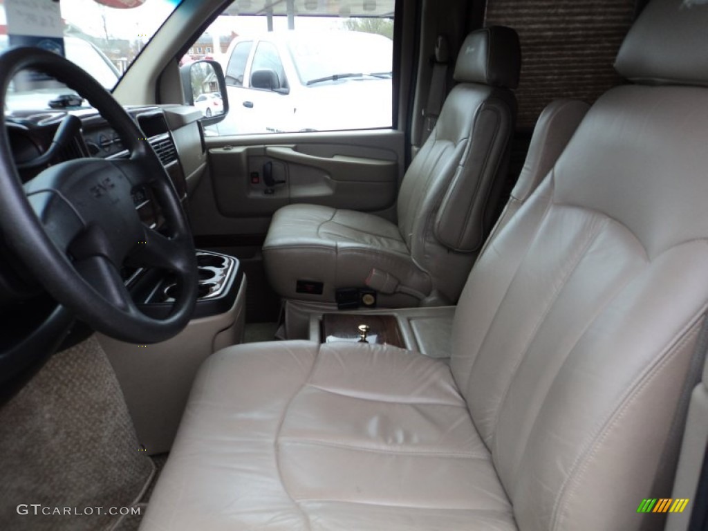 2003 Savana Van 1500 Passenger Conversion - Onyx Black / Neutral photo #4