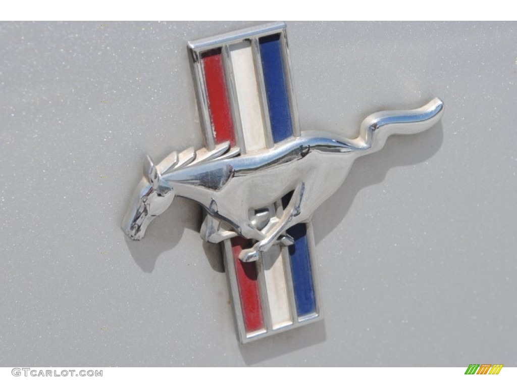 2003 Mustang V6 Convertible - Silver Metallic / Dark Charcoal photo #5