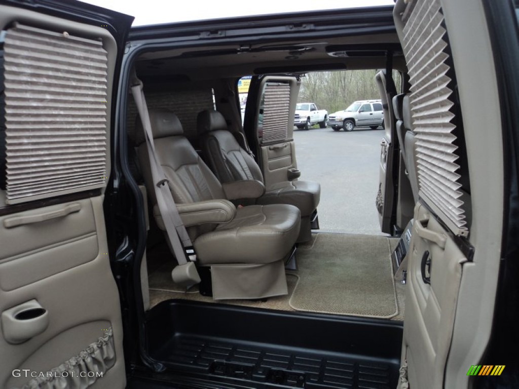 2003 Savana Van 1500 Passenger Conversion - Onyx Black / Neutral photo #24