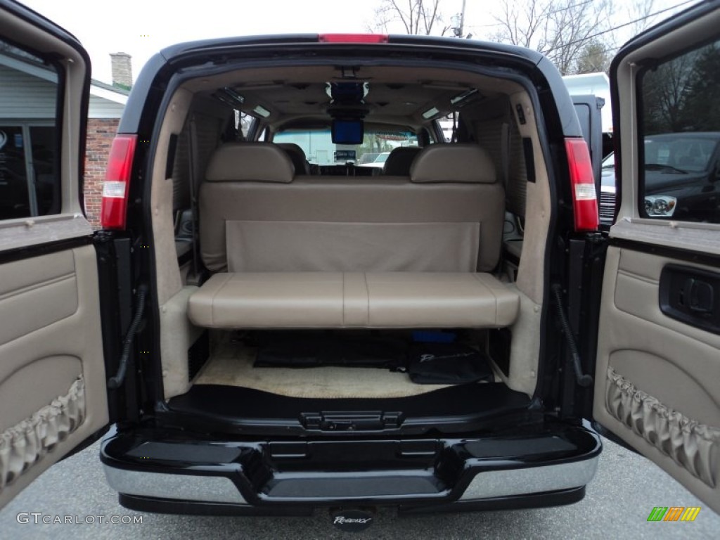 2003 Savana Van 1500 Passenger Conversion - Onyx Black / Neutral photo #25