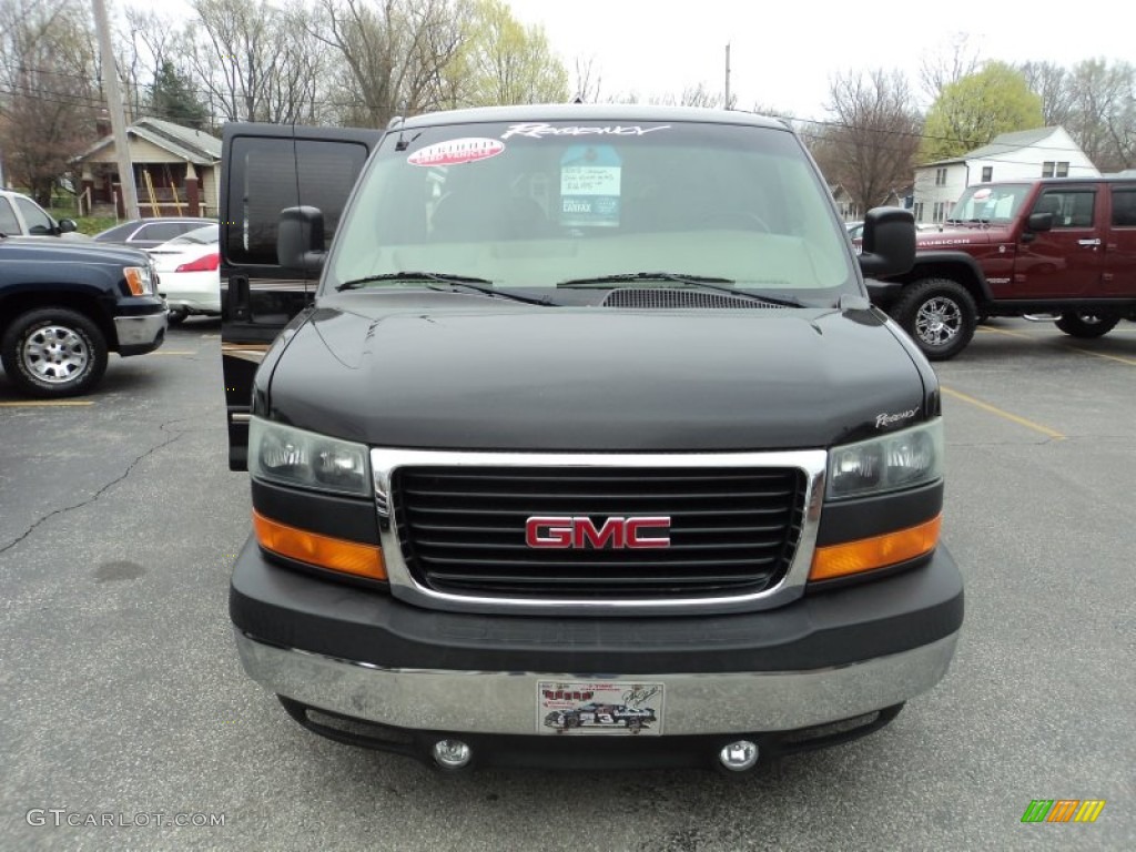 2003 Savana Van 1500 Passenger Conversion - Onyx Black / Neutral photo #28