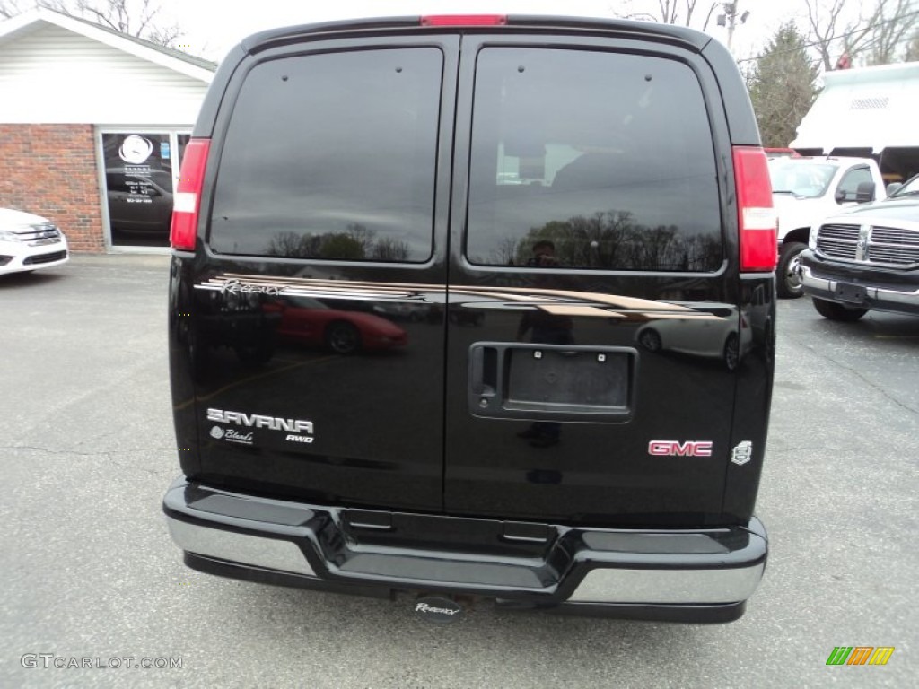 2003 Savana Van 1500 Passenger Conversion - Onyx Black / Neutral photo #31