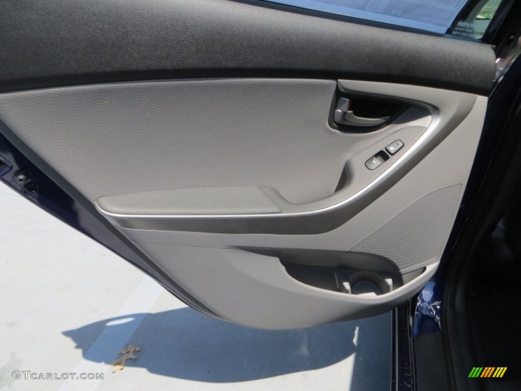 2013 Elantra Limited - Indigo Night / Gray photo #19