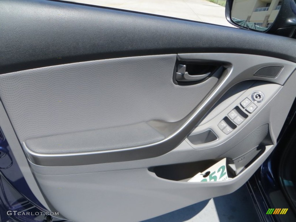 2013 Elantra Limited - Indigo Night / Gray photo #21