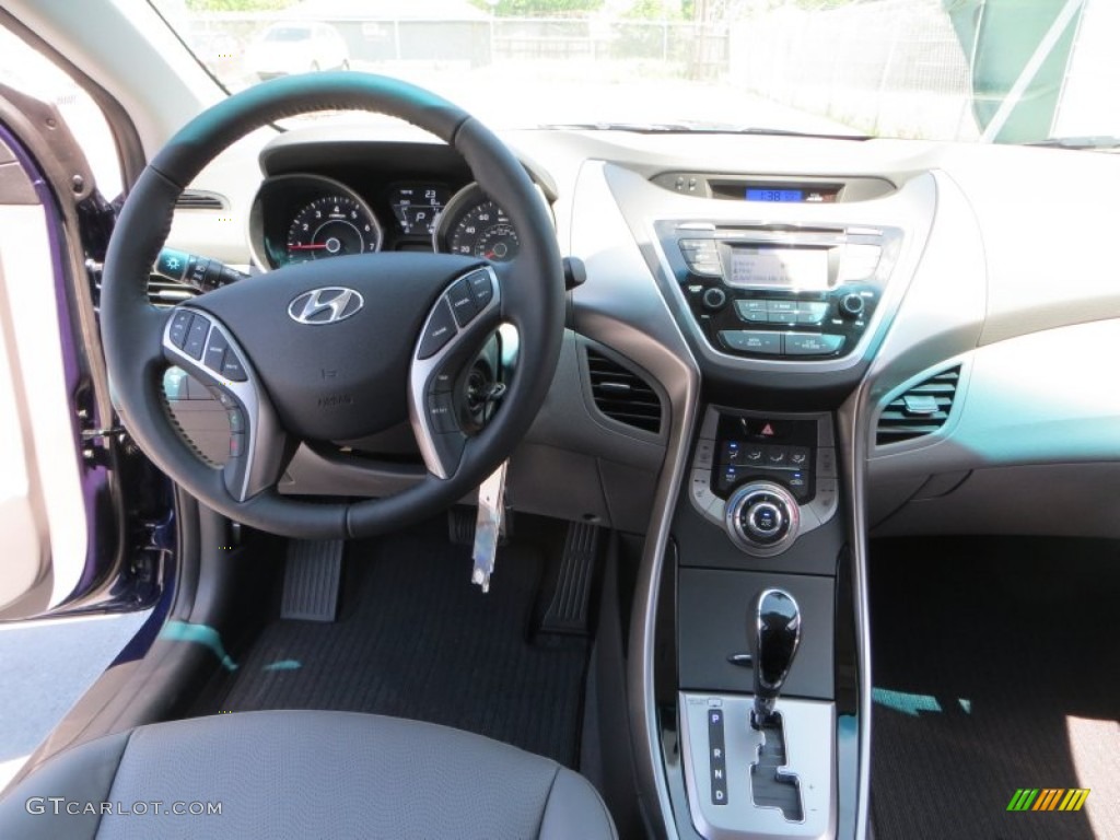 2013 Elantra Limited - Indigo Night / Gray photo #25