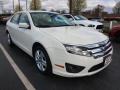 2011 White Suede Ford Fusion SE V6  photo #2