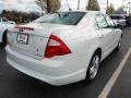 2011 White Suede Ford Fusion SE V6  photo #3