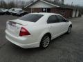 2011 White Suede Ford Fusion SEL  photo #3