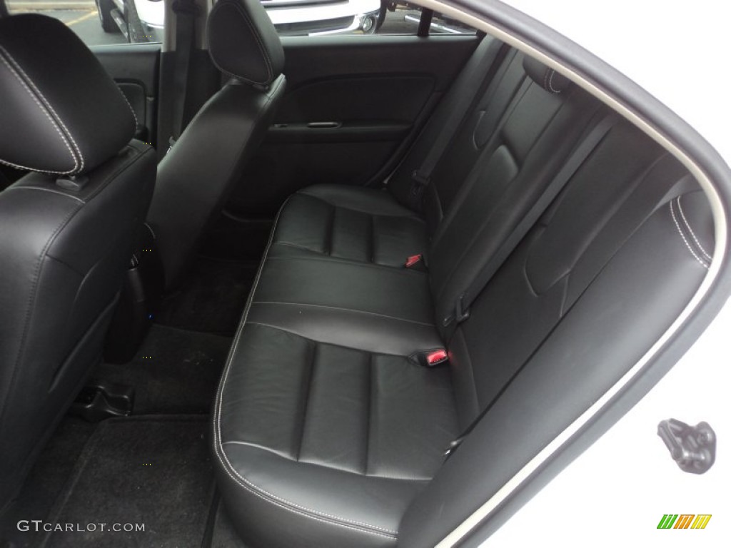 2011 Fusion SEL - White Suede / Charcoal Black photo #21