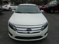 2011 White Suede Ford Fusion SEL  photo #22