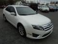 2011 White Suede Ford Fusion SEL  photo #23