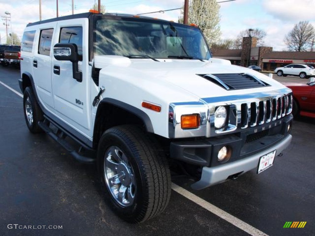 2009 H2 SUV - Birch White / Ebony Black photo #2