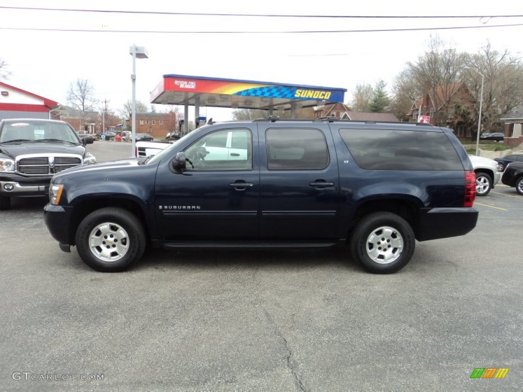 2009 Suburban LT 4x4 - Dark Blue Metallic / Ebony photo #1
