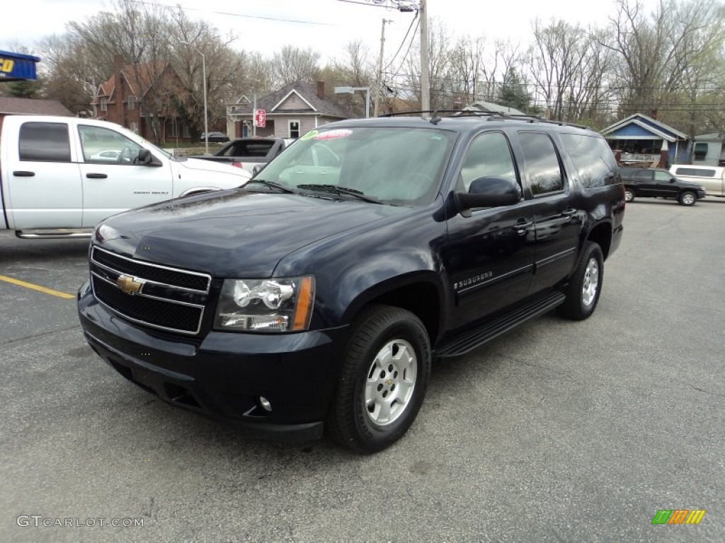 2009 Suburban LT 4x4 - Dark Blue Metallic / Ebony photo #2