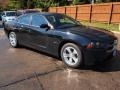 2013 Pitch Black Dodge Charger R/T Plus  photo #2